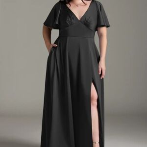 New Elegant Black Formal Gown